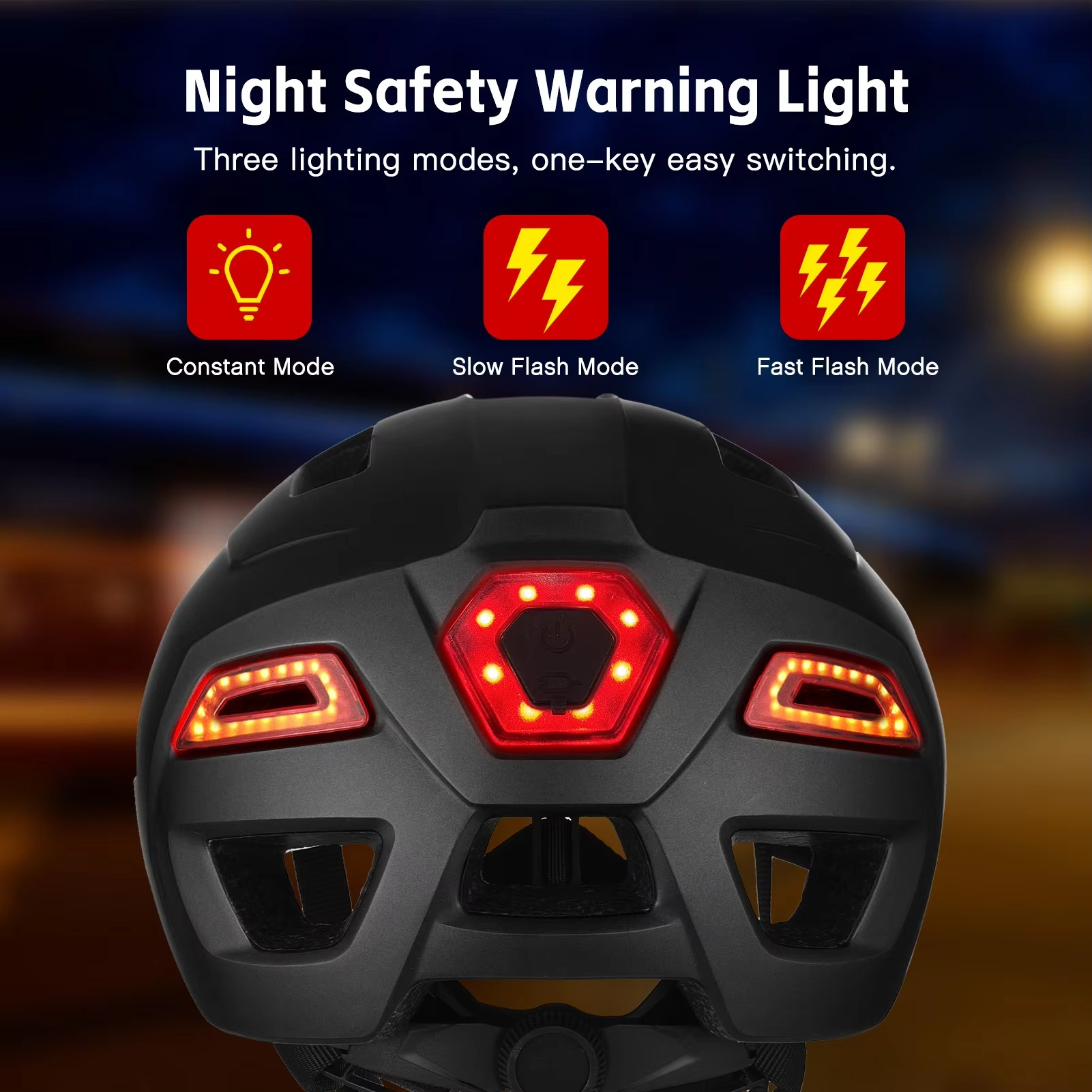 Bike Helmet Adult Men Mountain Bike Helmet With Remote Control Rechargble Light For Night Riding Multifunctional Turn Helmet