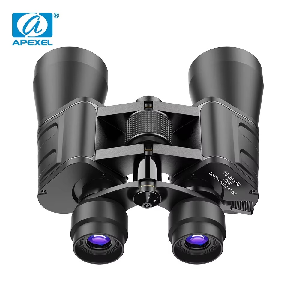 APEXEL Power Binocular 10-30X50 Telescop Zoom Prism High Powerful Hunting for Sport Bird-watching Camping Outdoor Hiking