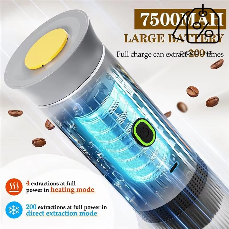 3-In-1 Portable Espresso Machine Rechargeable