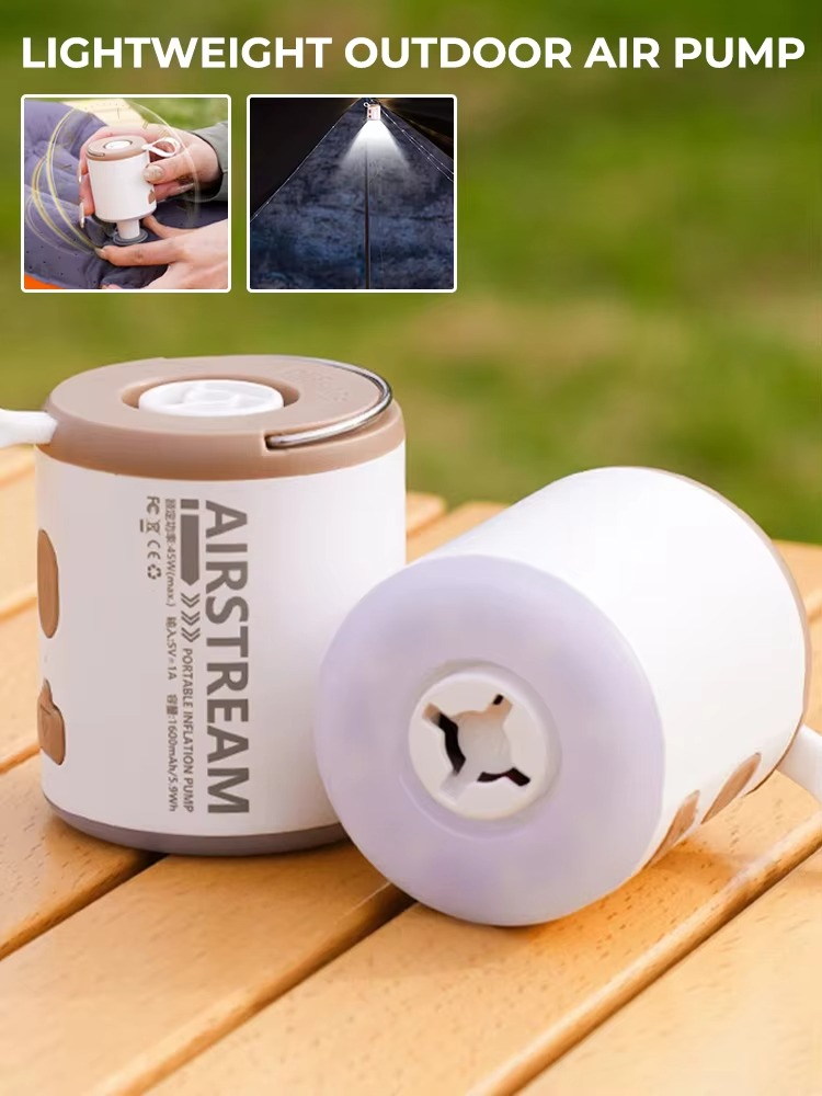 Electric Air Pump Portable Wireless Air Compressor Inflator/Deflator Pumps For Inflatable Cushions Air Beds Boat Swimming Ring