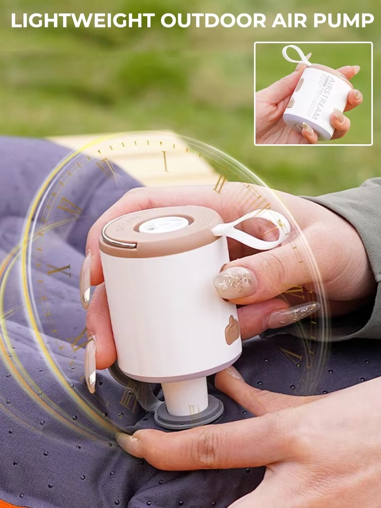 Electric Air Pump Portable Wireless Air Compressor Inflator/Deflator Pumps For Inflatable Cushions Air Beds Boat Swimming Ring