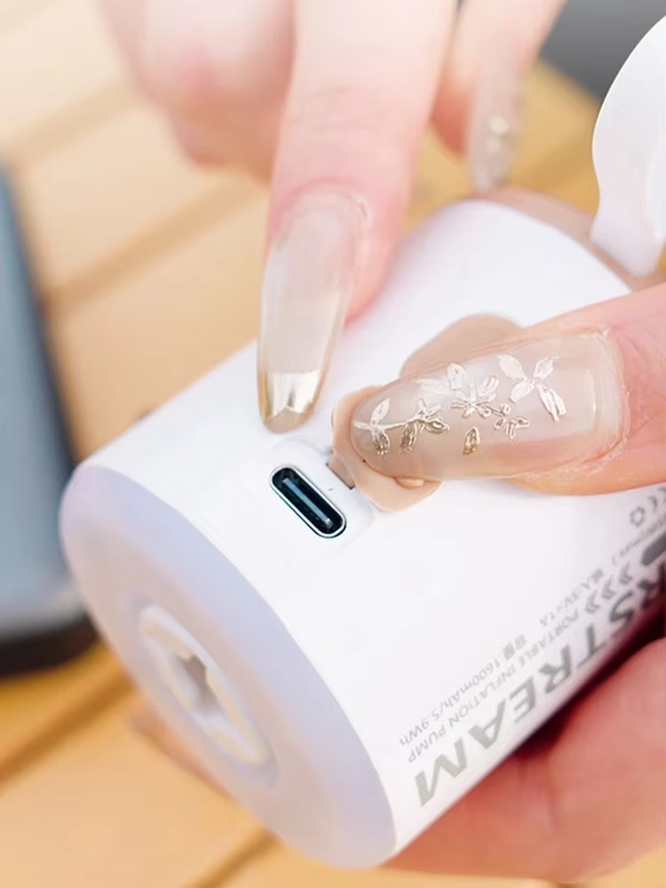 Electric Air Pump Portable Wireless Air Compressor Inflator/Deflator Pumps For Inflatable Cushions Air Beds Boat Swimming Ring