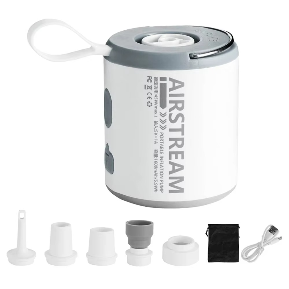 Electric Air Pump Portable Wireless Air Compressor Inflator/Deflator Pumps For Inflatable Cushions Air Beds Boat Swimming Ring