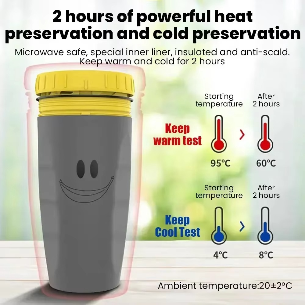 Convenient Drinking Lidless Twist Mug Eco-friendly and Portable Two Modes