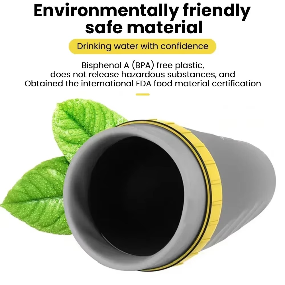 Convenient Drinking Lidless Twist Mug Eco-friendly and Portable Two Modes