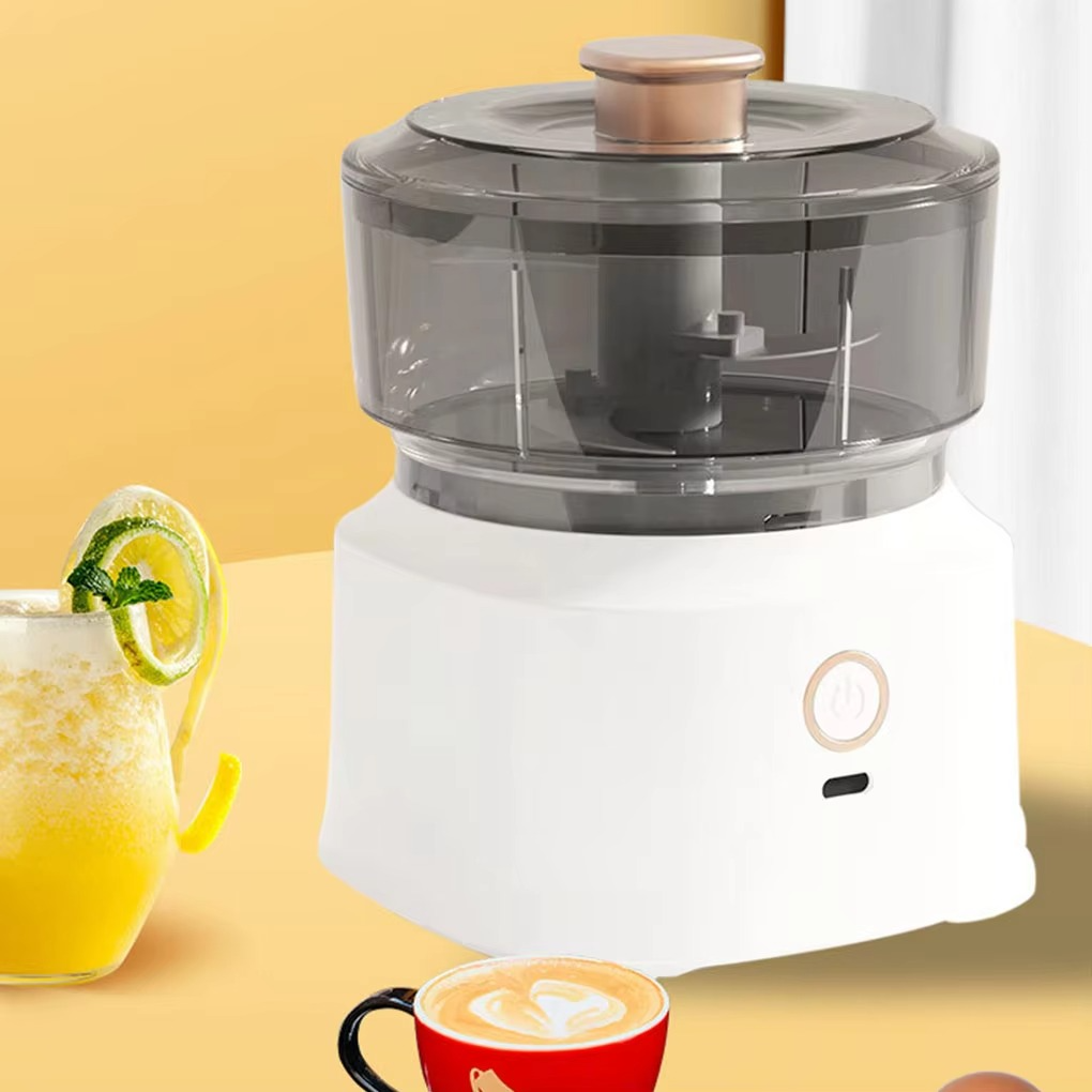 Mini Wireless Electric Garlic Press Dual Purpose Garlic Puree Usb Charging Kitchen Food Shredder Meat Grinder Vegetable Stirring