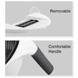 Multifunctional 2 In 1 Vegetable Slicer Cutter Chopper Fruit Strainer Basket Spiralizer Grater Food Peeler Mandoline Shredder