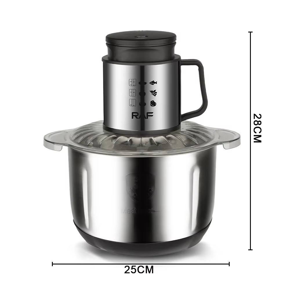 Best Selling Meat Grinder, 1000W Multi-function, 5L Large Capacity, Suitable for Baby Food, Fruits, Vegetables
