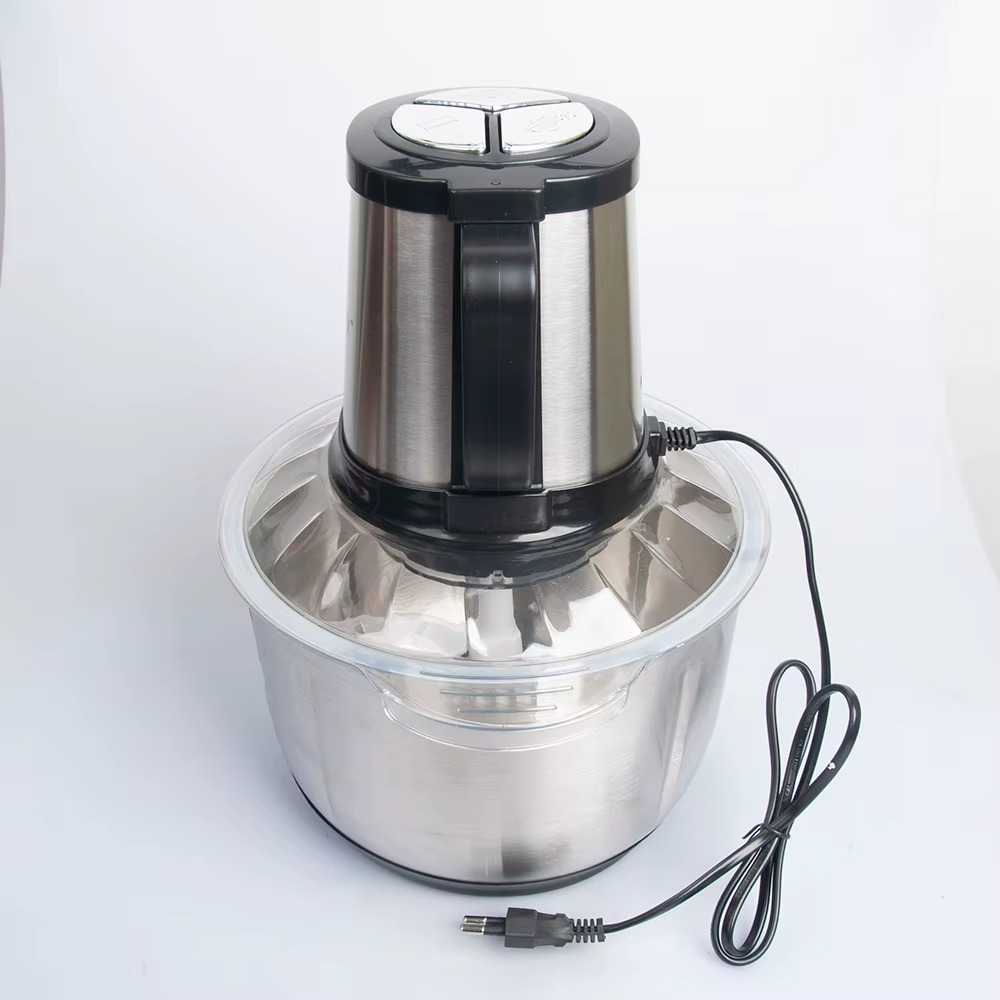 Houselin 5-liters Food Processors, Electric Chopper with Meat Grinder & Veggie Chopper - with Powerful 800W Copper Motor