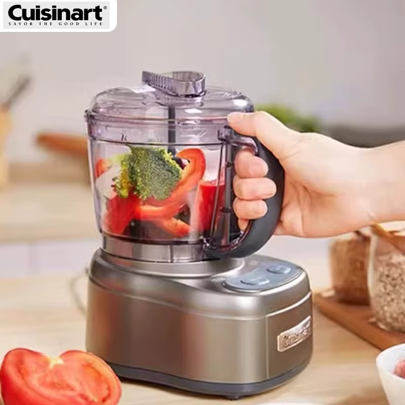 Cuisinart Food Processor 220V Electric Meat Grinder Household Multifunction Garlic Seasoning Crusher BPA Free Chopper ECH-4CN