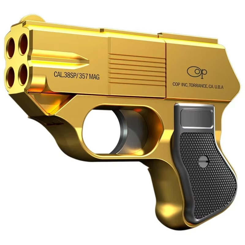 COP 357 Pistol Soft Bullet Shell Ejection Toy Gun Continuous Shooting Blaster Mini Pistola Air Gun For Adult Boys Birthday Gifts