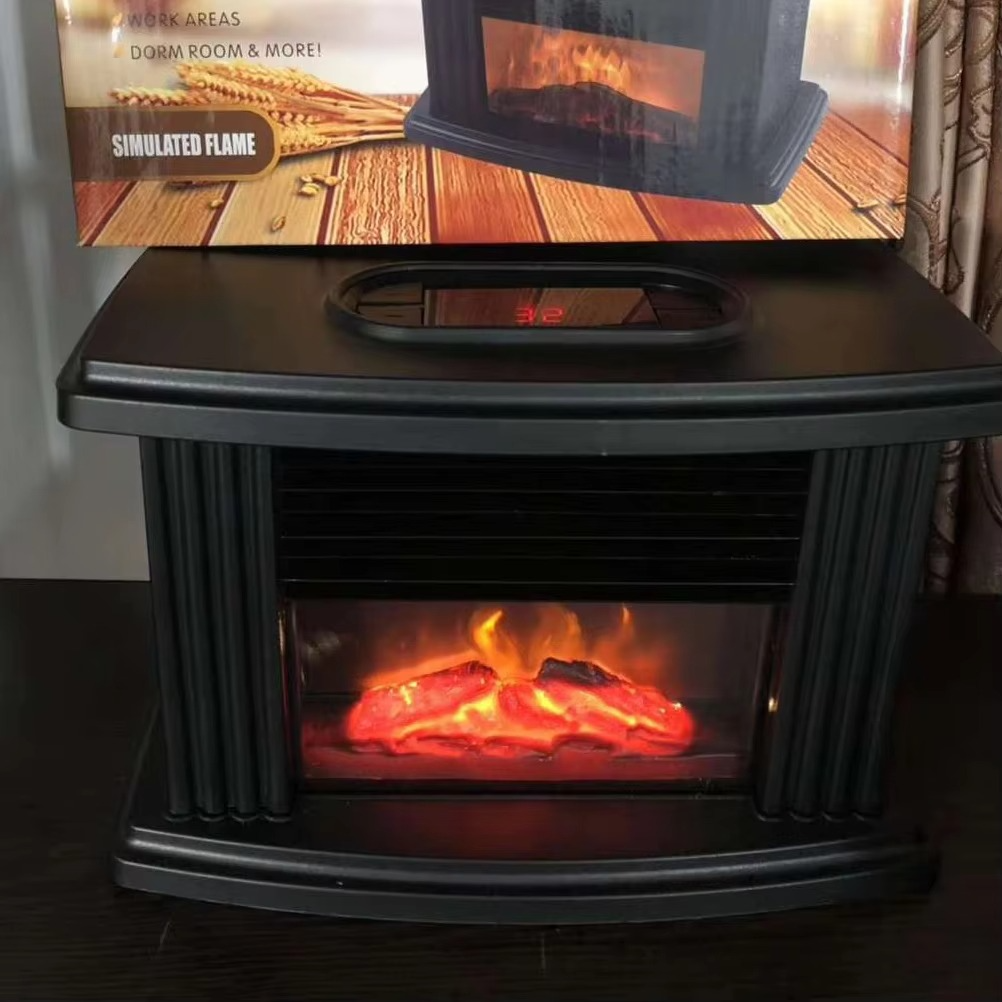 ZK40 Mini Electric Fireplace Tabletop Portable Heater Room Heater Space Heater