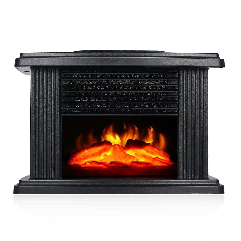 ZK40 Mini Electric Fireplace Tabletop Portable Heater Room Heater Space Heater