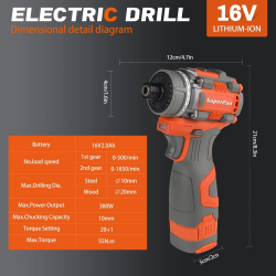 Brushless Electrical Screwdriver Set Smart Cordless Electric Screwdrivers with LED Rechargeable Bit Mini Drill Power Tool
