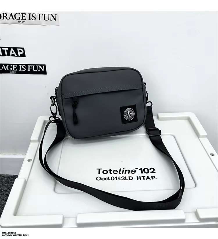 Street trend personalized crossbody bag for men and women outdoor sports portable small shoulder bag stone cycling waist bag