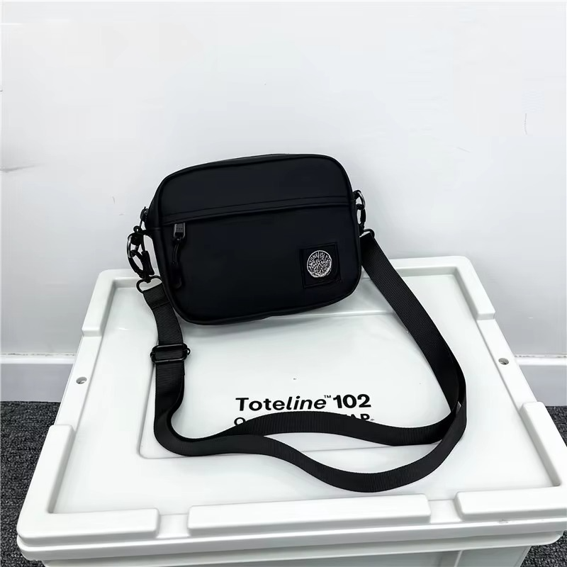 Street trend personalized crossbody bag for men and women outdoor sports portable small shoulder bag stone cycling waist bag