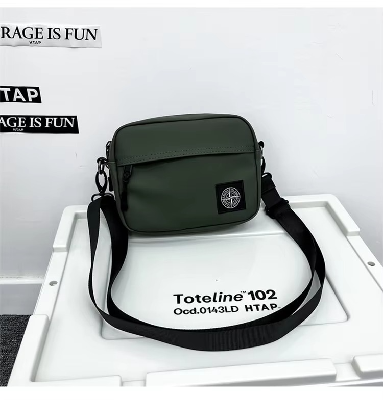 Street trend personalized crossbody bag for men and women outdoor sports portable small shoulder bag stone cycling waist bag