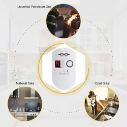 CPVAN Gas Detector LPG/Natural Gas/Coal Leak Detector 85dB Sound Alarm and LED Digital Display Gas Leak Detector