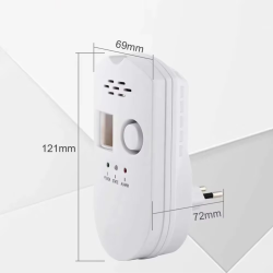 CPVAN Gas Detector LPG/Natural Gas/Coal Leak Detector 85dB Sound Alarm and LED Digital Display Gas Leak Detector