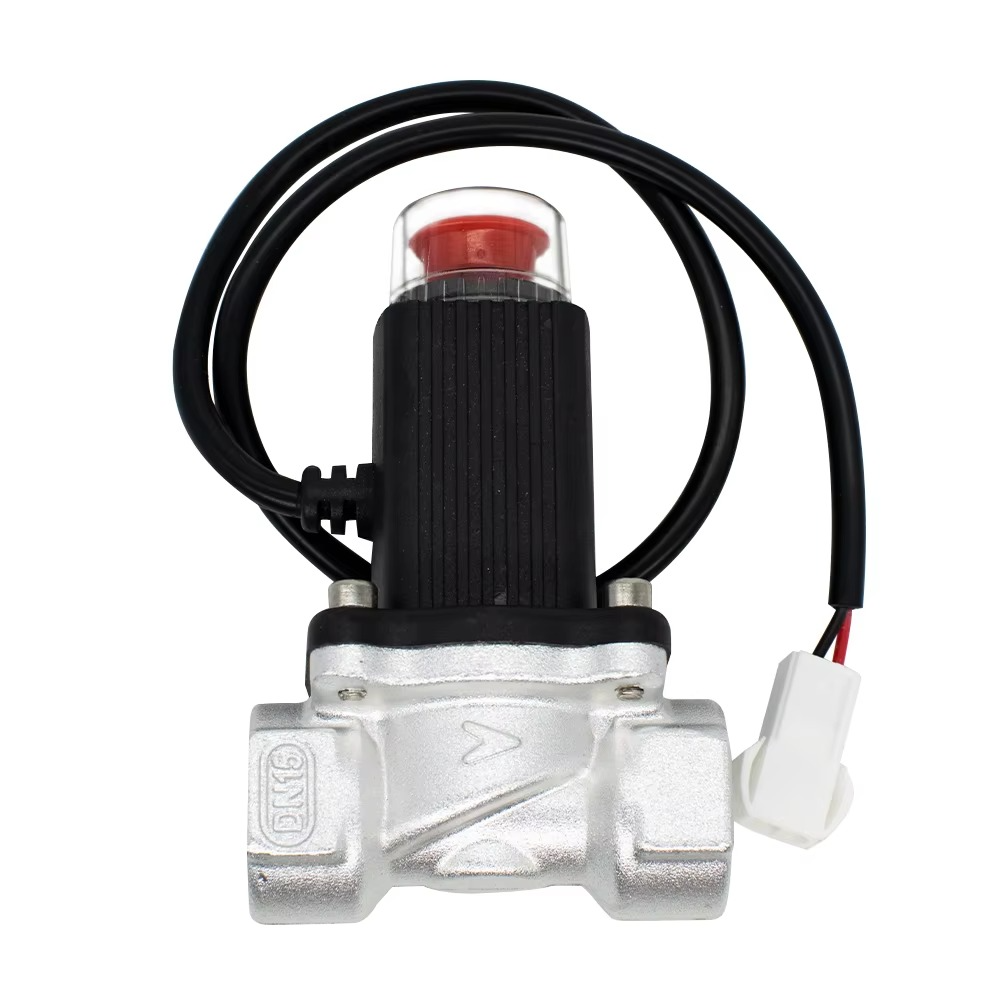 Natural Gas Detector Propane Gas Detector Gas Leak Alarm With Solenoid Valve Pipeline Automatic Shut Off For Leakage Detector