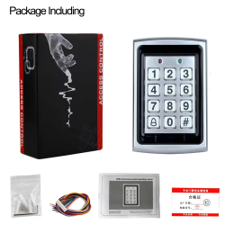 OBO Metal Rfid Keypad Access Control Reader Access Controller Board Support 1000 Users 125KHz Electric Digital Password Lock
