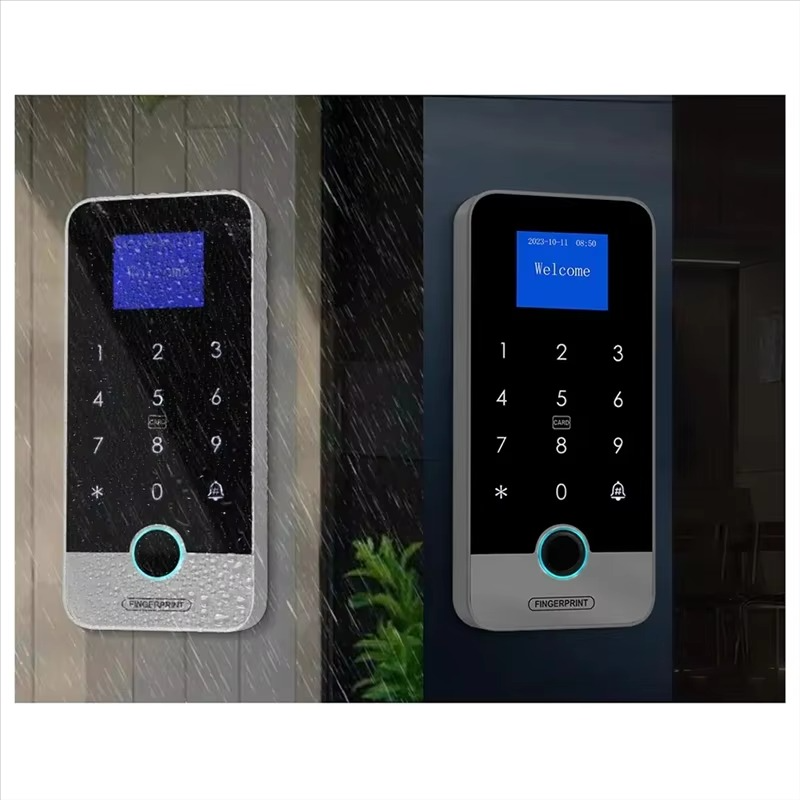 T24C APP Smart Fingerprint Keypad RFID Access Control Keypad Touch IP65 Waterproof 13.56Mhz Door Opener (S300X)
