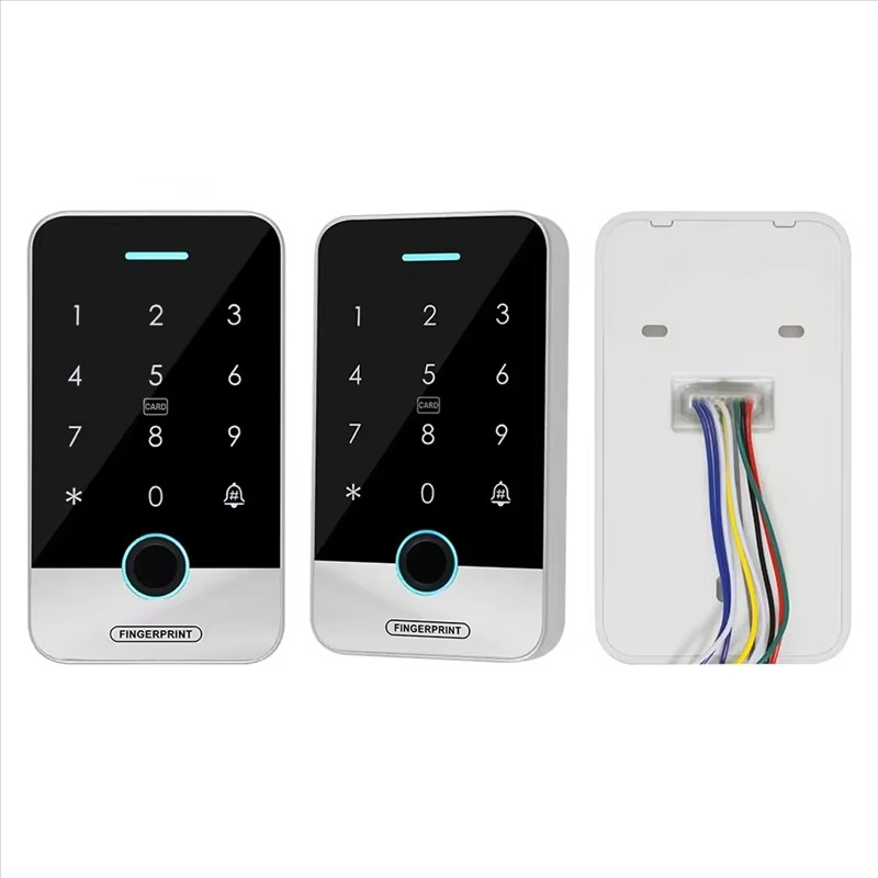 T24C APP Smart Fingerprint Keypad RFID Access Control Keypad Touch IP65 Waterproof 13.56Mhz Door Opener (S300X)