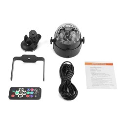 Sound-Activated RGB LED Stage Light
