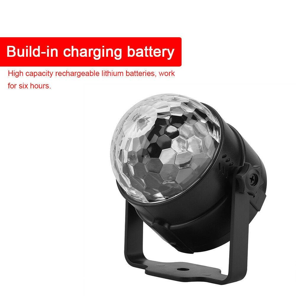 Sound-Activated RGB LED Stage Light