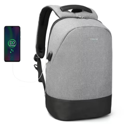 Tigernu Light Weight Travel Male Mochila School Backpack With USB Charging Port Men Fashion 15.6inch Laptop Backpack Male Travel