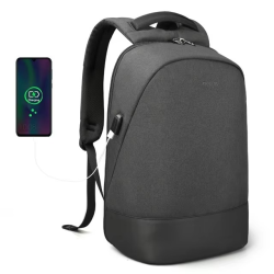 Tigernu Light Weight Travel Male Mochila School Backpack With USB Charging Port Men Fashion 15.6inch Laptop Backpack Male Travel