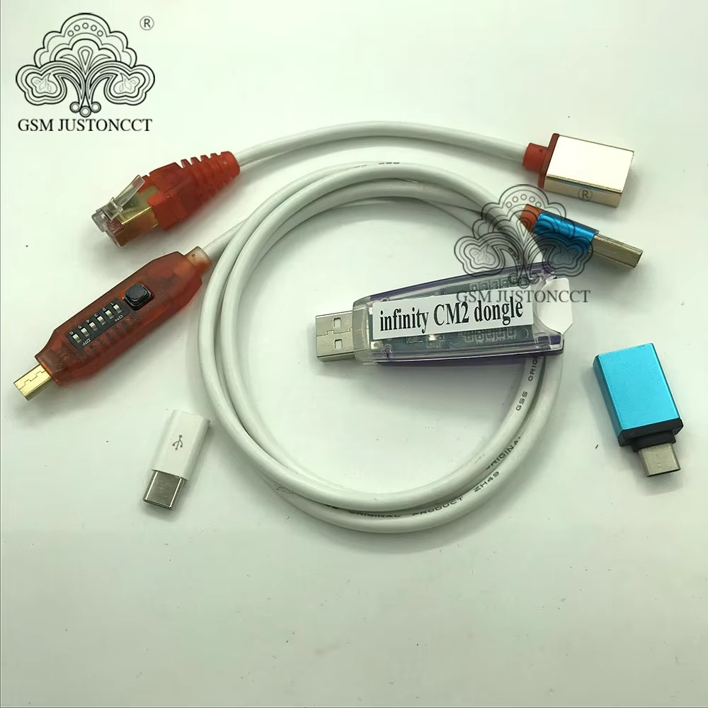 Original Infinity Box Dongle with UMF All in 1 Boot Cable for GSM and CDMA phones, Infinity CM2, New