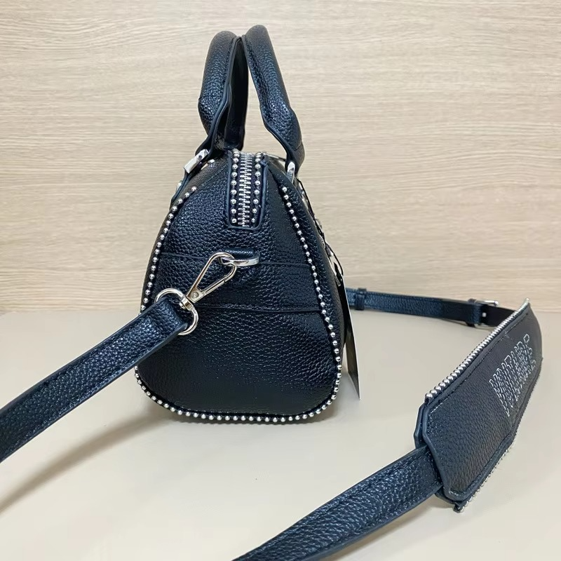 2025 nouveau zv haute qualité Y2K Lychee noir sac à bandoulière en cuir femmes seau sac oreiller sac