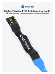 SUNSHINE SS-905 SE IP6G-16PM Phone Power Cable for iPhone 6-16PM Battery-Free Boot FPC Anti-Bend, Smart Burn Protection