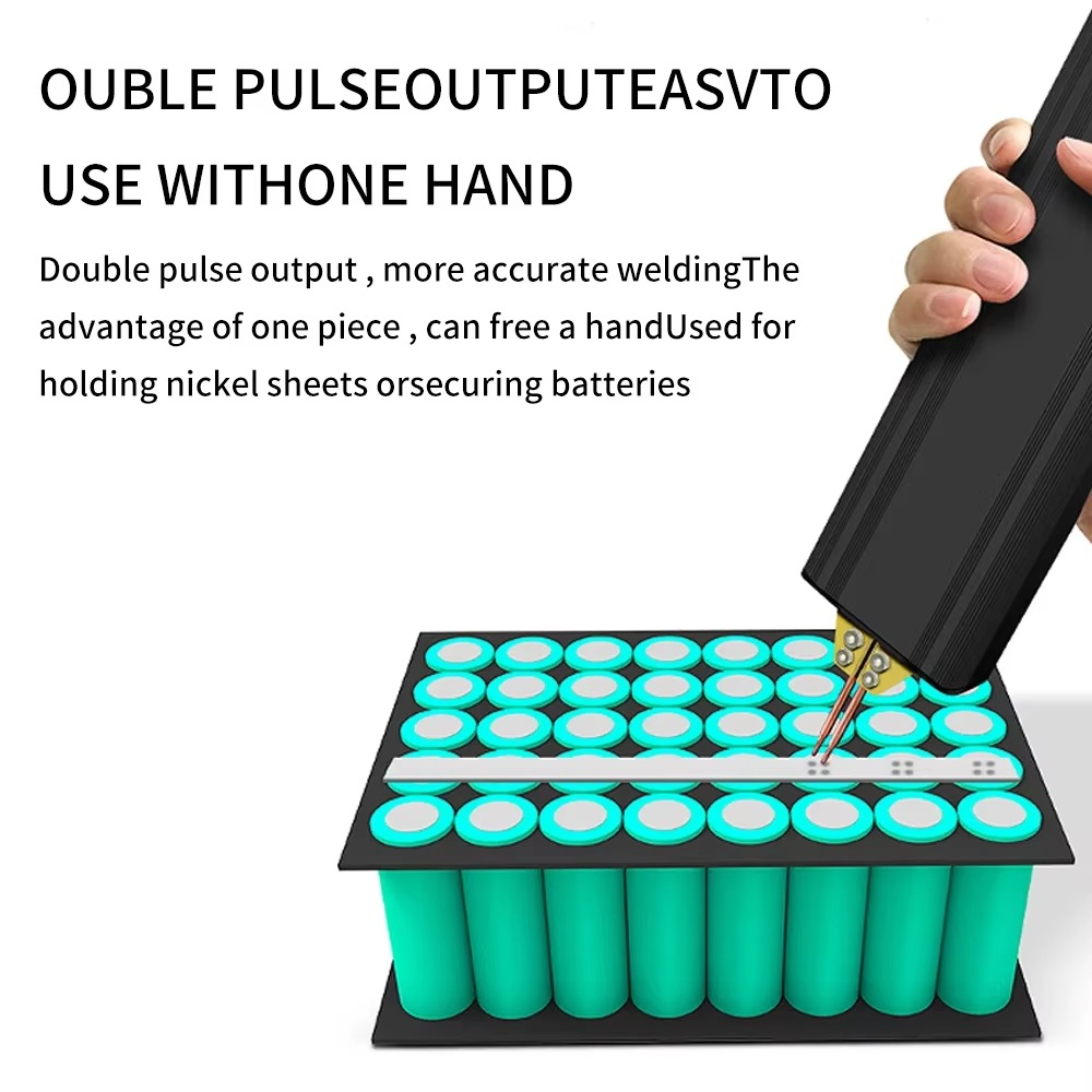 DIY portable handheld battery spot welding machine 18650 lithium battery nickel sheet nickel strip welding head