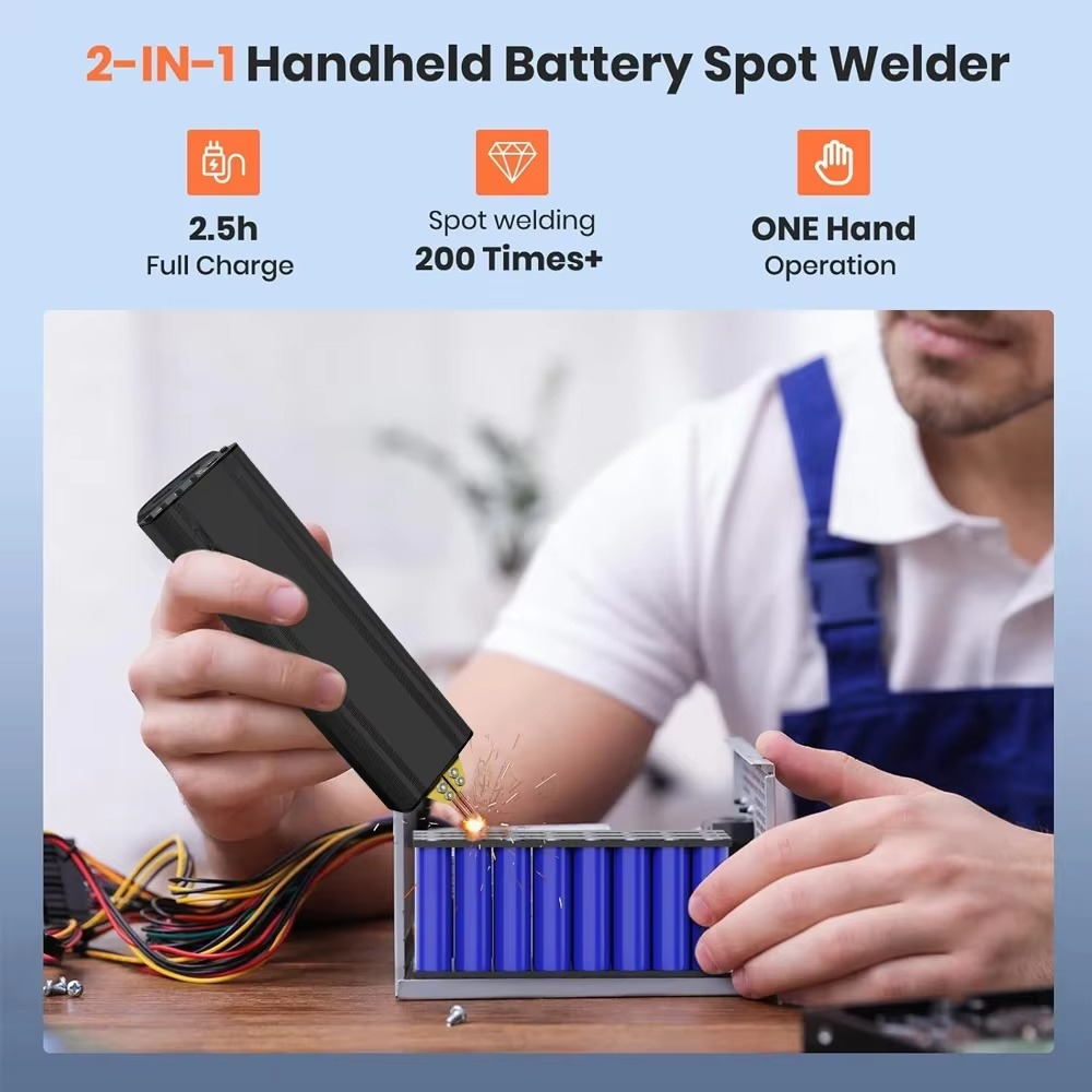 DIY portable handheld battery spot welding machine 18650 lithium battery nickel sheet nickel strip welding head