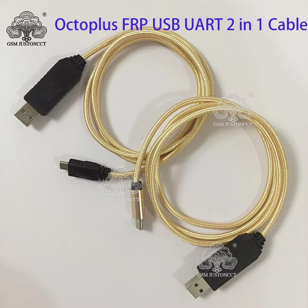 Octoplus frp usb or UART CABLE 2 in 1 Uart Cable For OCOTPLUS FRP DONGLE, EFT DONGLE ,CHIMERA DONGLE for samsung.....