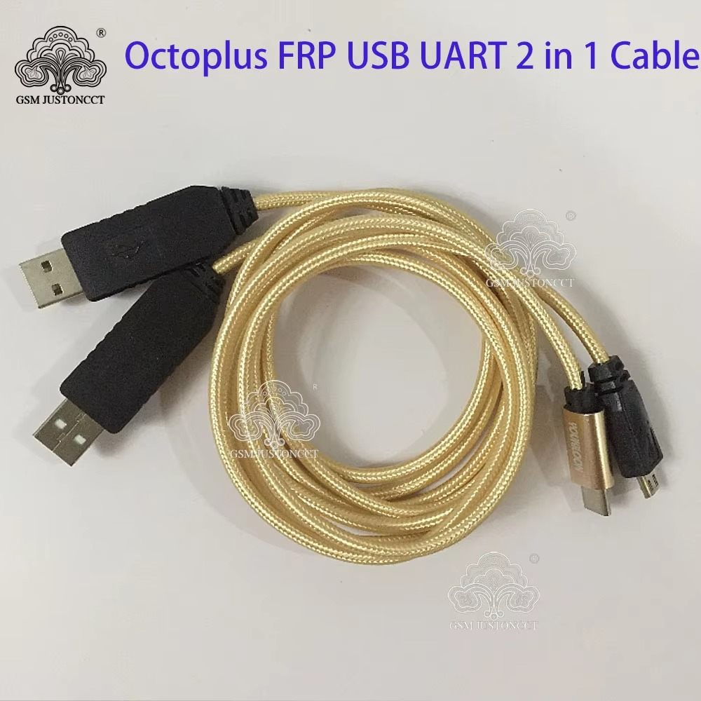 Octoplus frp usb or UART CABLE 2 in 1 Uart Cable For OCOTPLUS FRP DONGLE, EFT DONGLE ,CHIMERA DONGLE for samsung.....