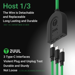 2UUL IOS & Android Power Cable/Support all Phone models/Soft cable/Mobile power Cable/Mobile Phone repair Cables