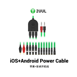 2UUL IOS & Android Power Cable/Support all Phone models/Soft cable/Mobile power Cable/Mobile Phone repair Cables