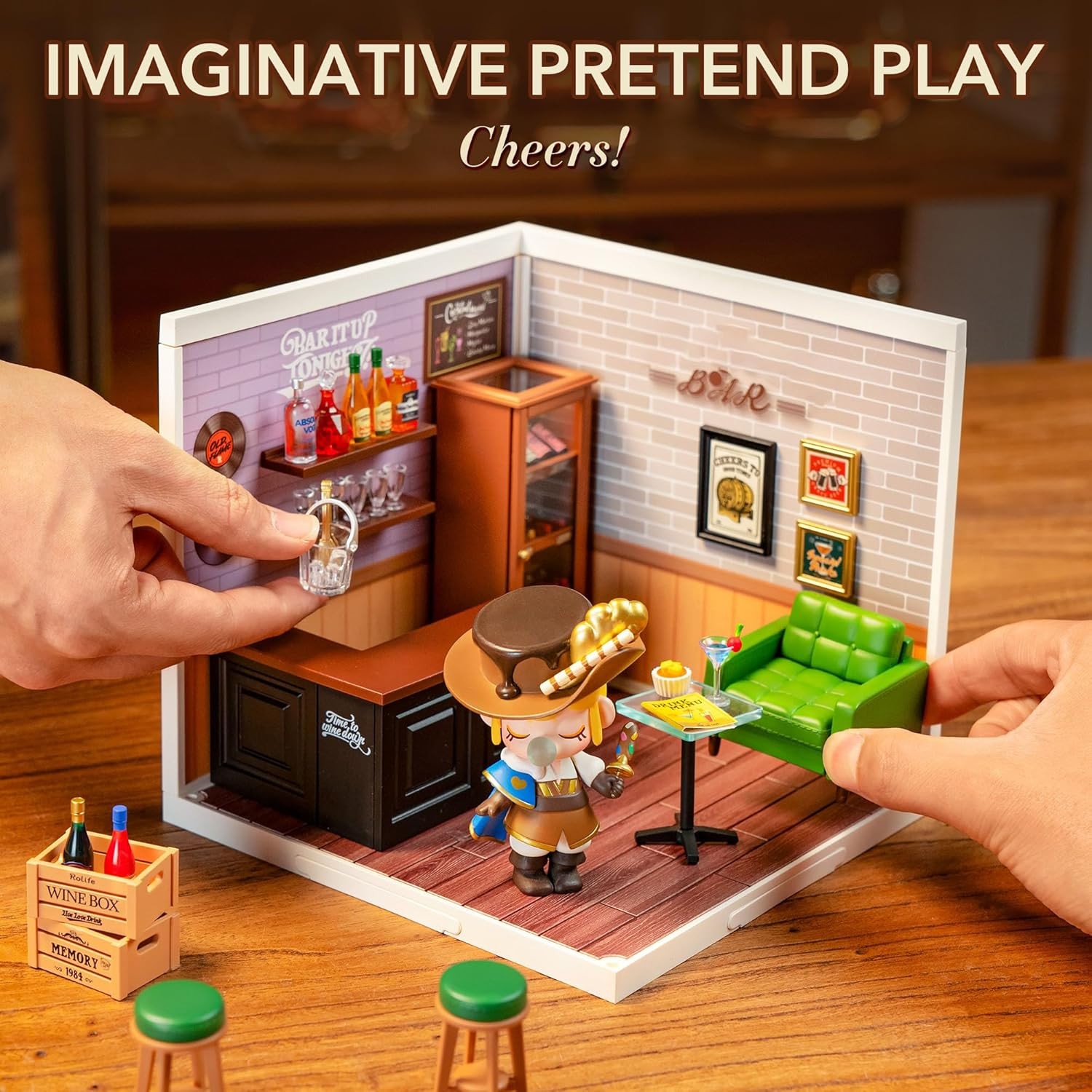 ROBOTIME DIY Miniature House Kit