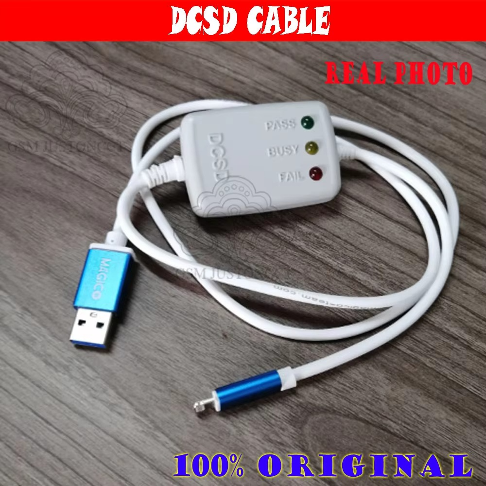 Original DCSD Alex Cable Engineering Serial Port Cable to Read Write Nand Data SysCfg for iPhone 6S/7/7P/8/8P/X iPad MagicoCFG