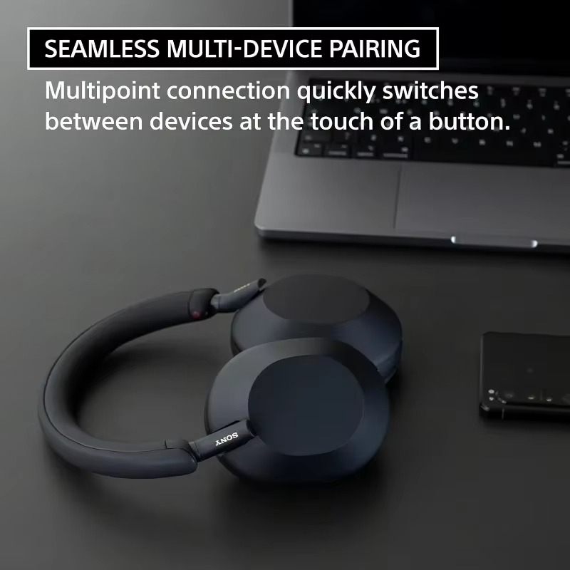 Sony WH-1000XM5 Wireless Noise Cancelling Headphones, Industry-Leading ANC, Hi-Res Audio, Crystal Clear Calls, Over-Ear Comfort