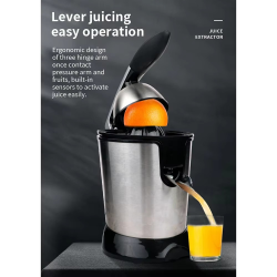 Electric Juicer Machine Portable Blender 110V 220V Stainless Steel Hand Press Squeezer 400ML Fruit Lemon Orange Juice Maker 믹서기
