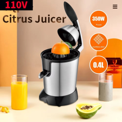Electric Juicer Machine Portable Blender 110V 220V Stainless Steel Hand Press Squeezer 400ML Fruit Lemon Orange Juice Maker 믹서기