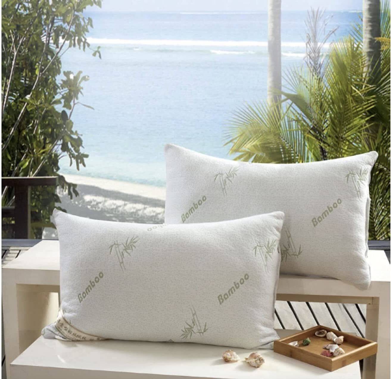 2PCS Waterproof Bamboo Pillow Protector