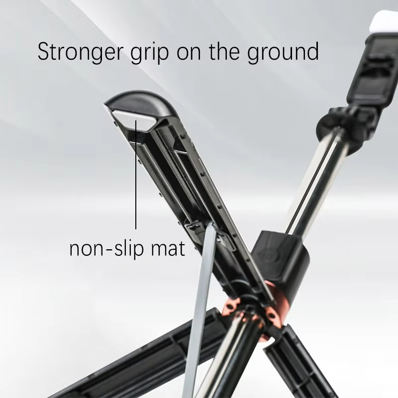1.7-meter selfie stick tripod shooting mobile live streaming stand, floor standing integrated photography tool, portable