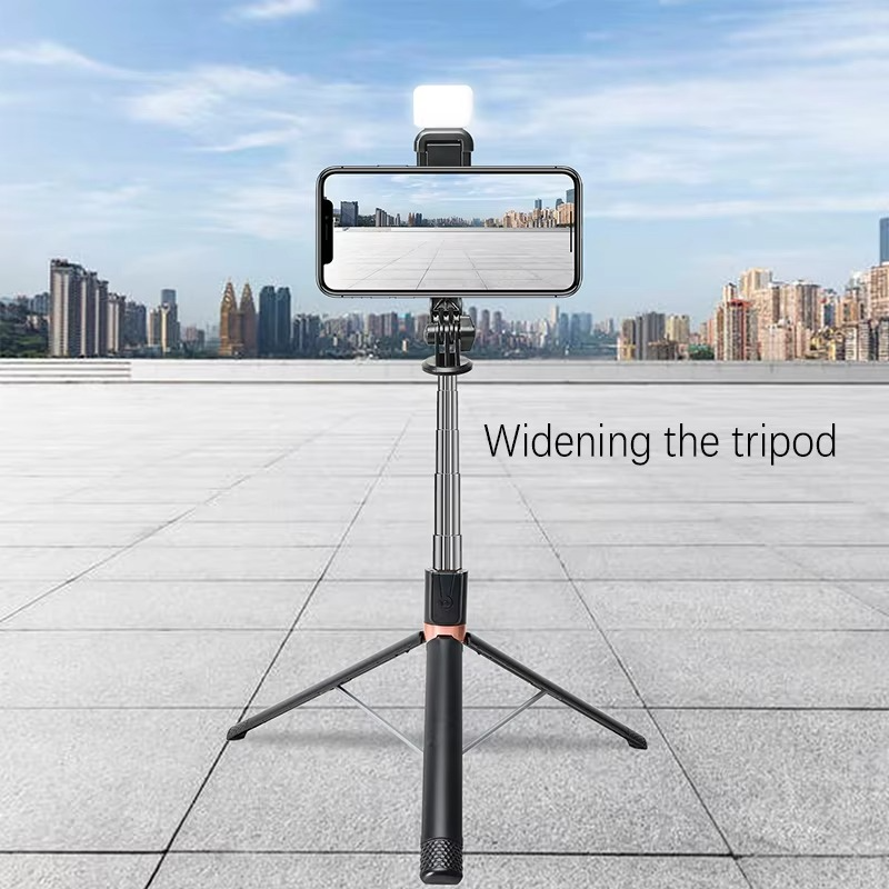 1.7-meter selfie stick tripod shooting mobile live streaming stand, floor standing integrated photography tool, portable