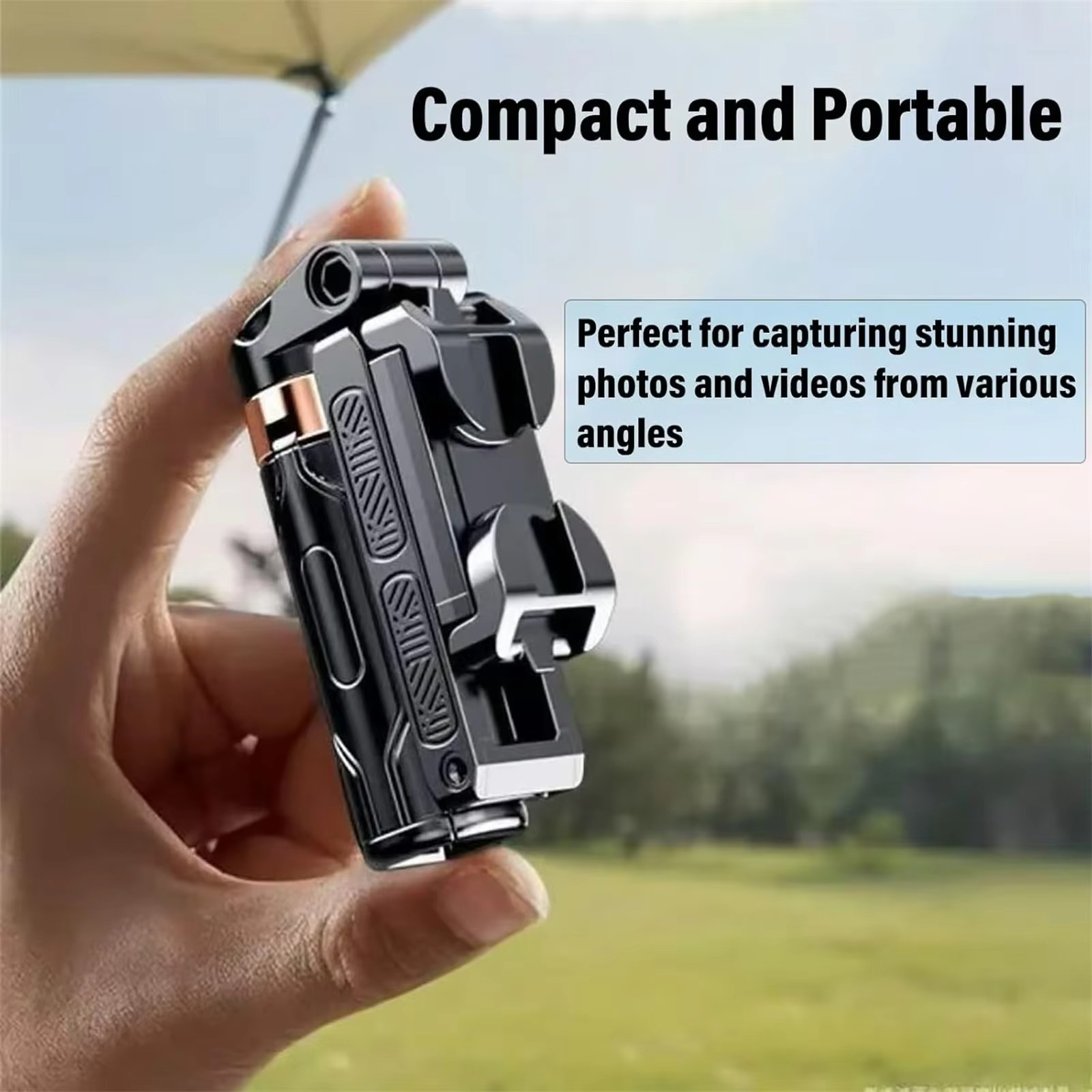Portable Mini Phone Holder Tripod Live Broadcas Selfie Stick With Light Photo Artifacts 360 Degree Rotation Bluetooth Remote