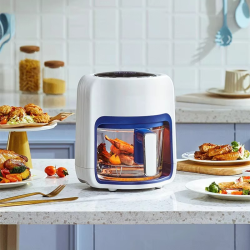 2L Air Fryer Household Small Oven No Oily French Fries Machine Mini Integrated Multifunctional Electric Fryer Frying pan 220V
